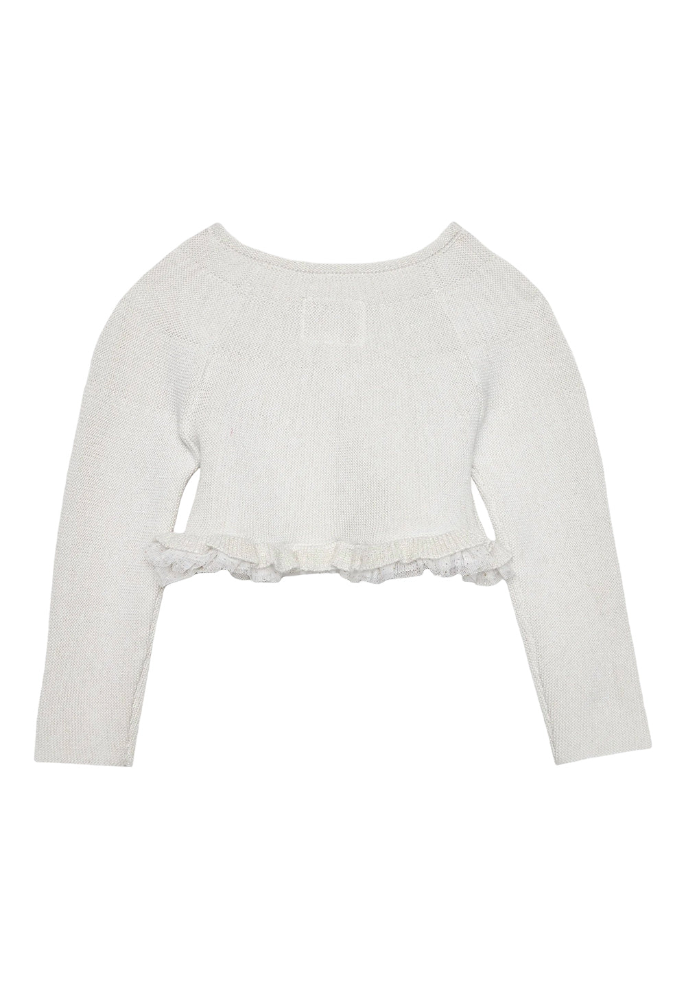 Cardigan argenté pour bébé fille