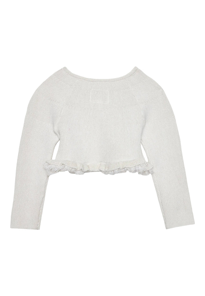 Cardigan argenté pour bébé fille