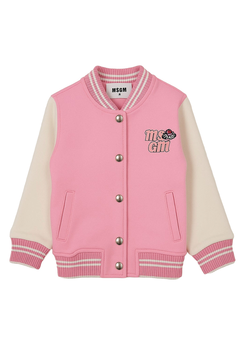 Blouson aviateur rose pour nouveau-nés