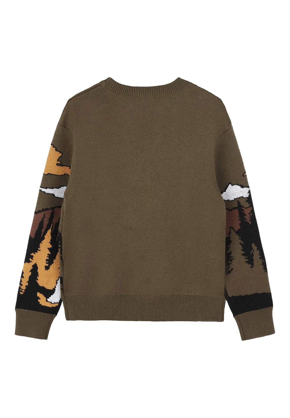 Pull vert pour enfant