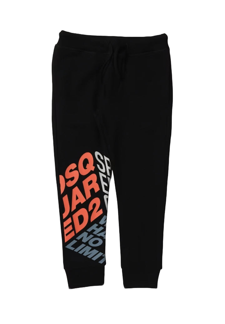 Pantalone felpa nero per bambino