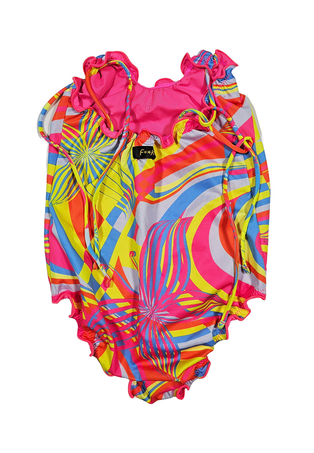 Costume intero multicolor per bambina