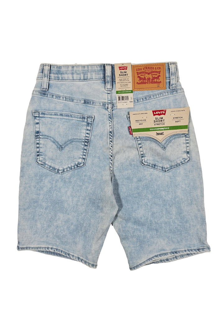 Bermuda blu denim chiaro per bambino