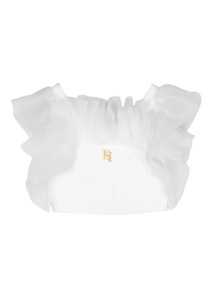 Top bianco per bambina