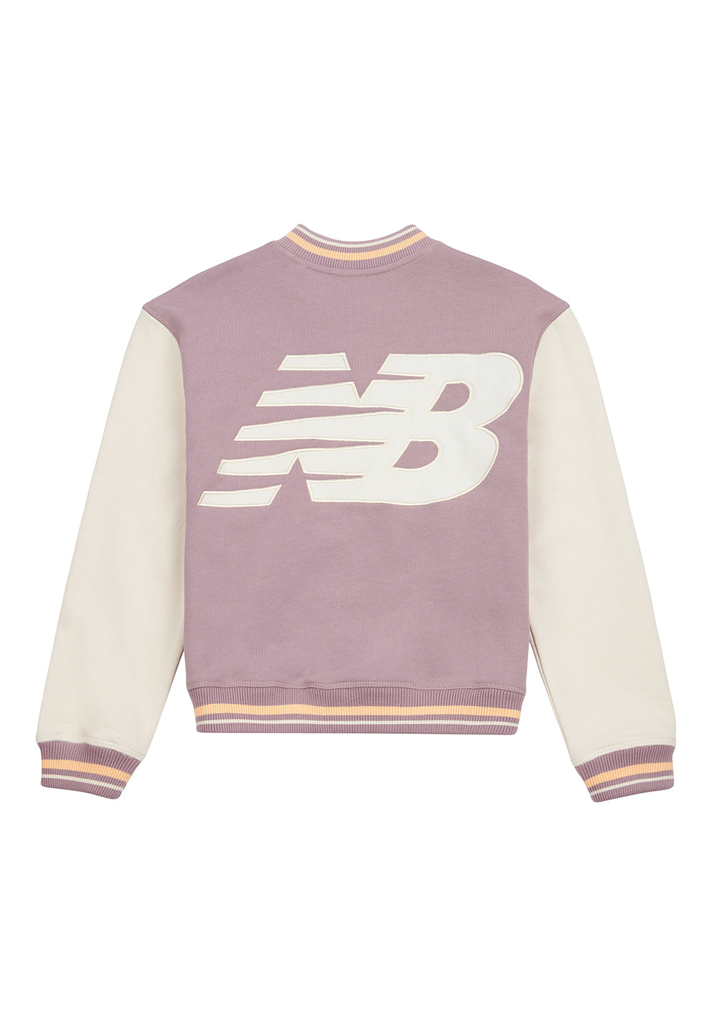 Bomber in felpa lilla per bambina