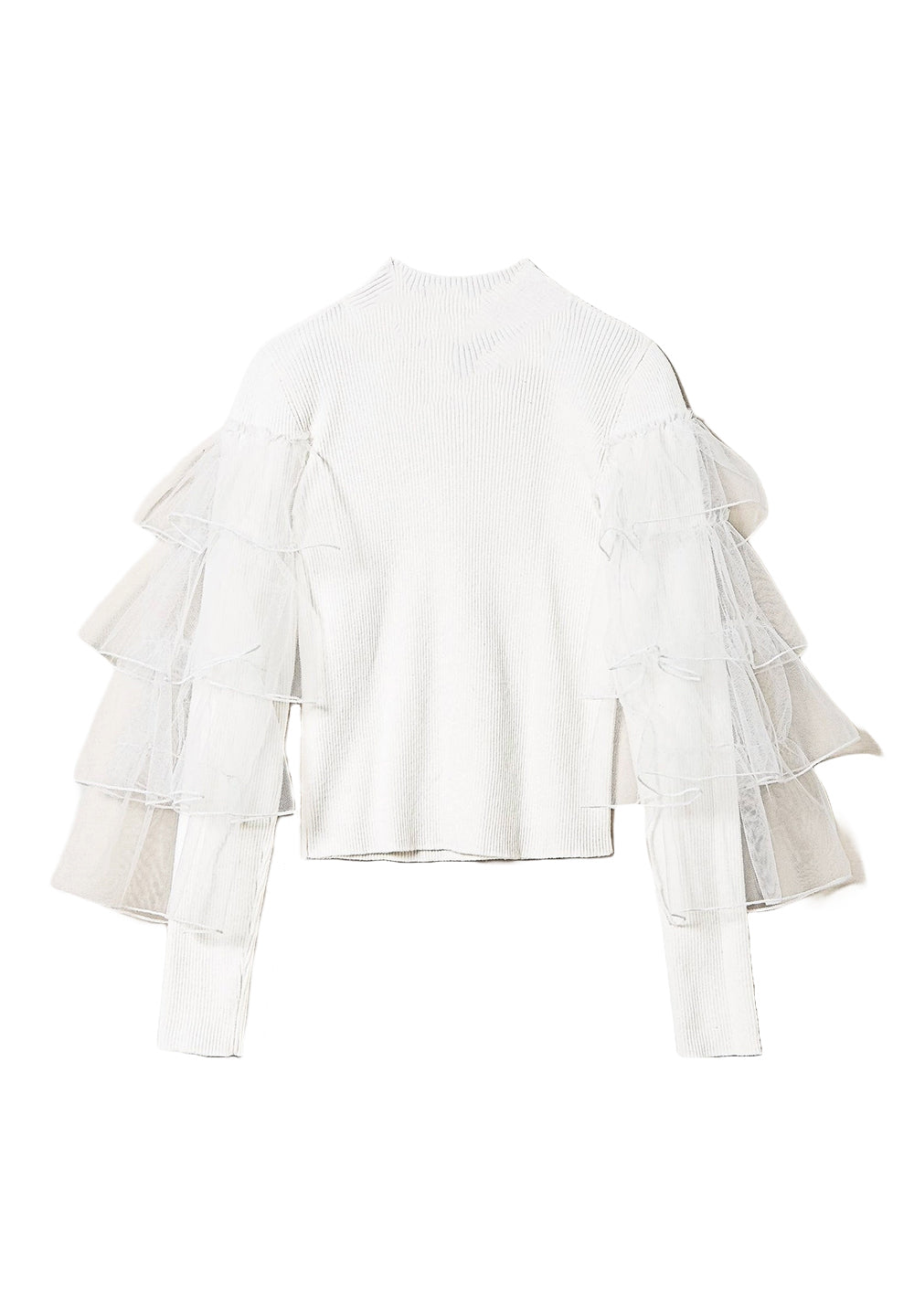 Weißer Pullover für Mädchen
