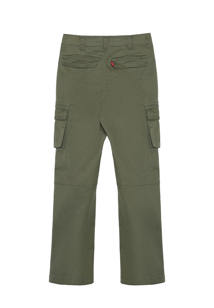 Pantalone cargo verde per bambino