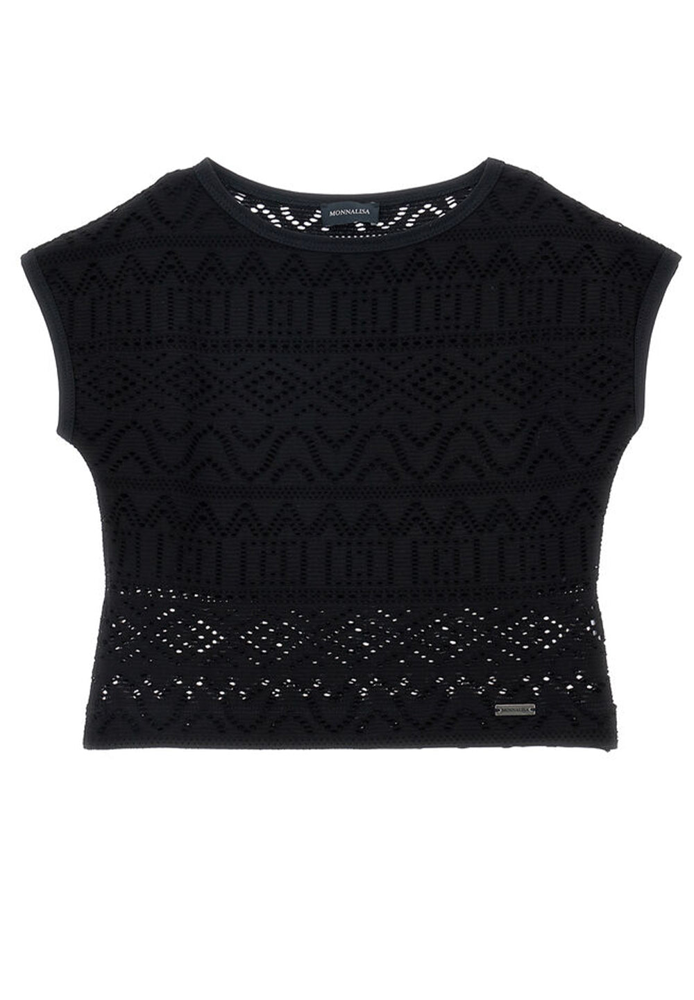 T-shirt nera per bambina