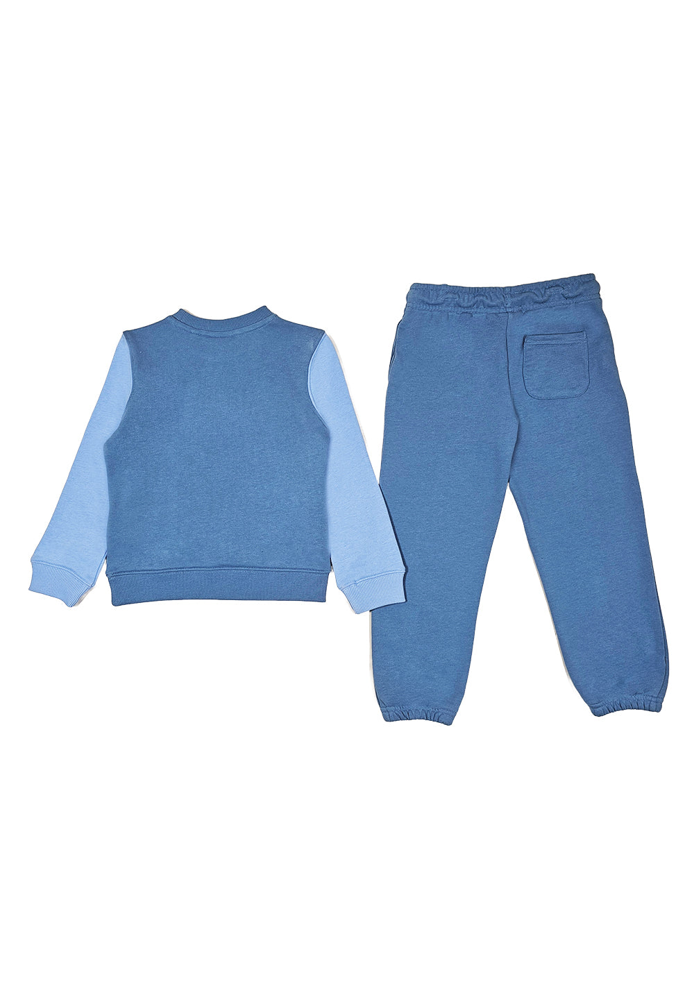 Completo felpa blu per bambino