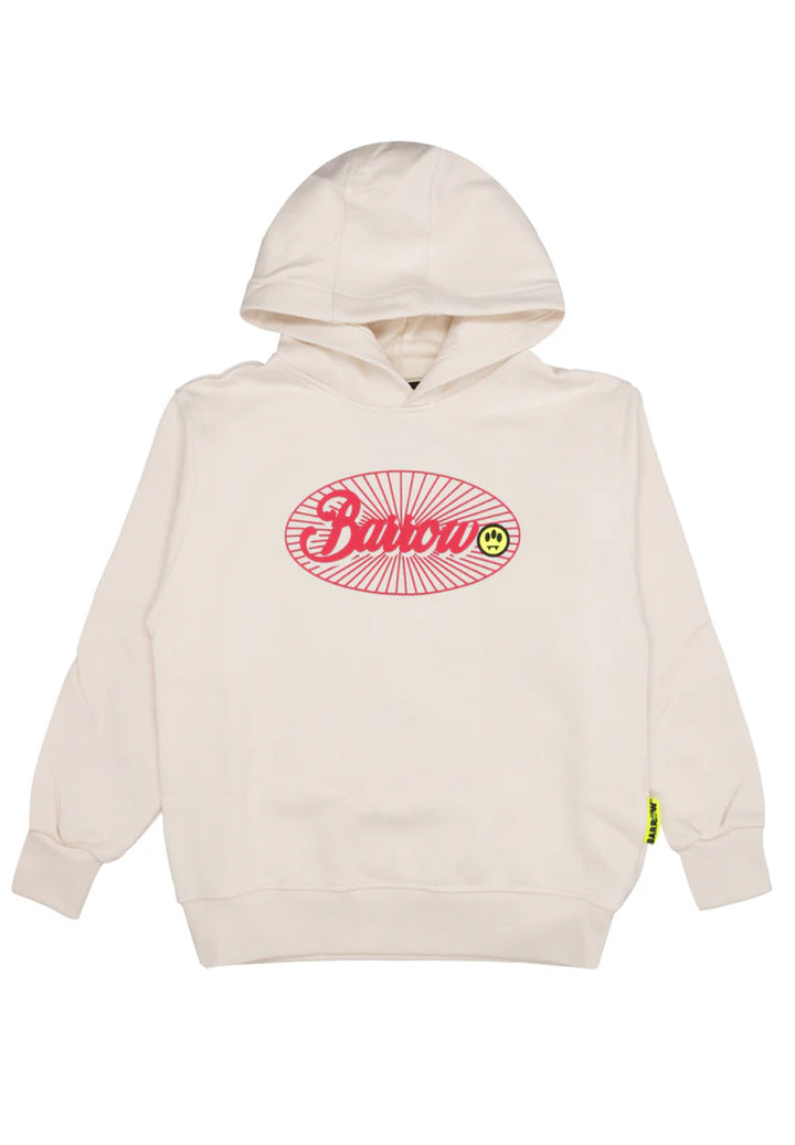 Felpa cappuccio crema per bambino