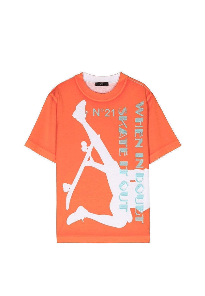 T-shirt arancione per bambino - Primamoda kids