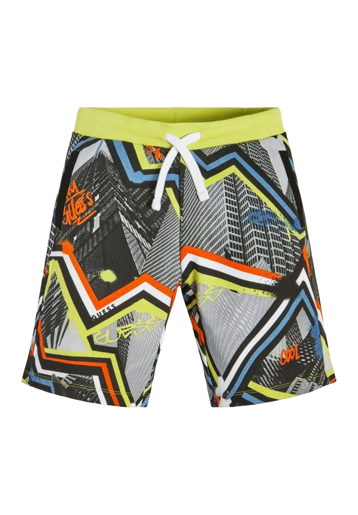 Bermuda felpa multicolor per bambino - Primamoda kids