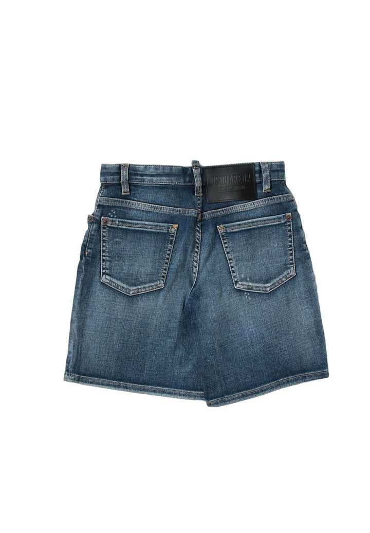Bermuda blu denim per bambino - Primamoda kids