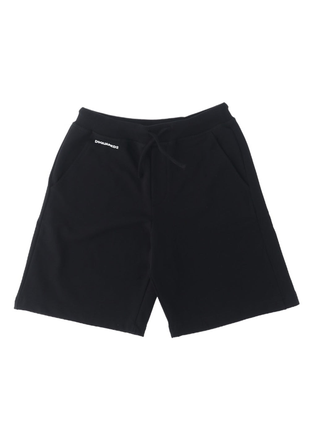 Bermuda felpa nero per bambino - Primamoda kids