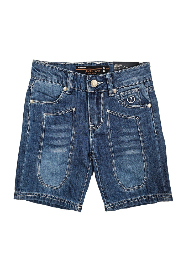Bermuda blu denim per bambino - Primamoda kids