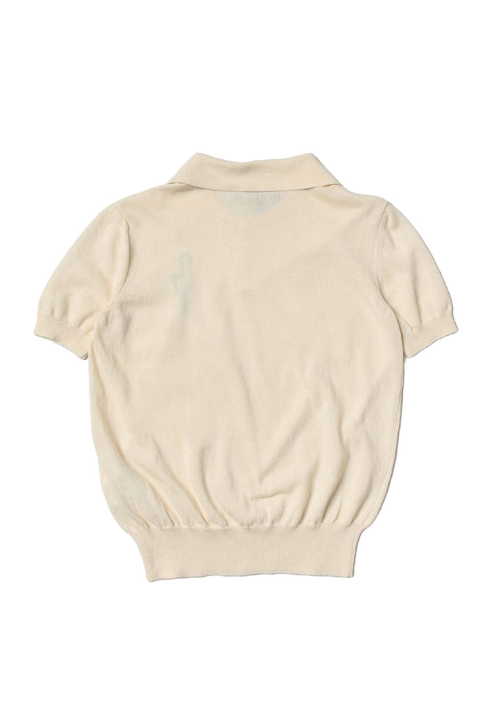 Polo in maglia crema per bambino - Primamoda kids