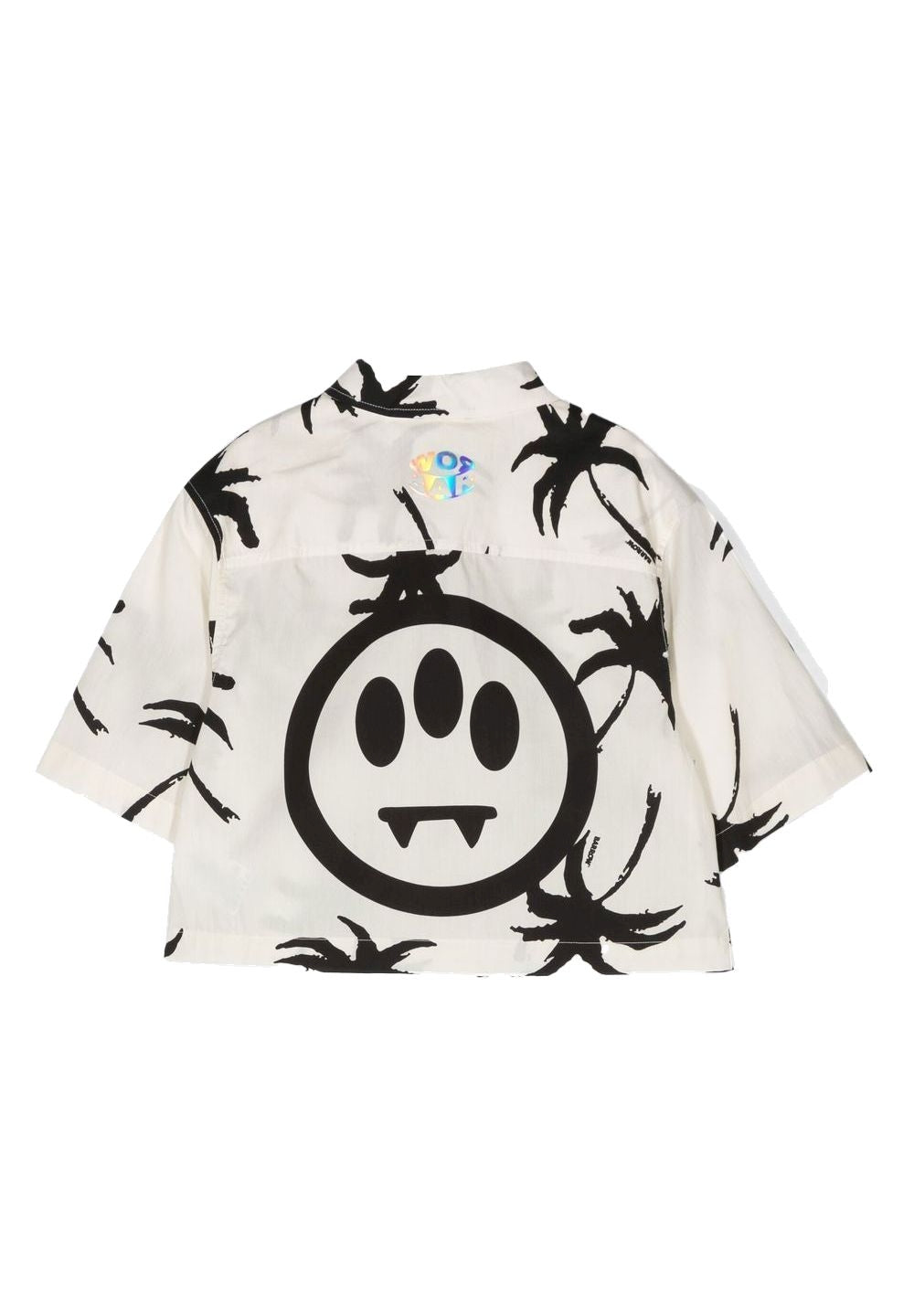 Camicia cropped panna per bambina - Primamoda kids