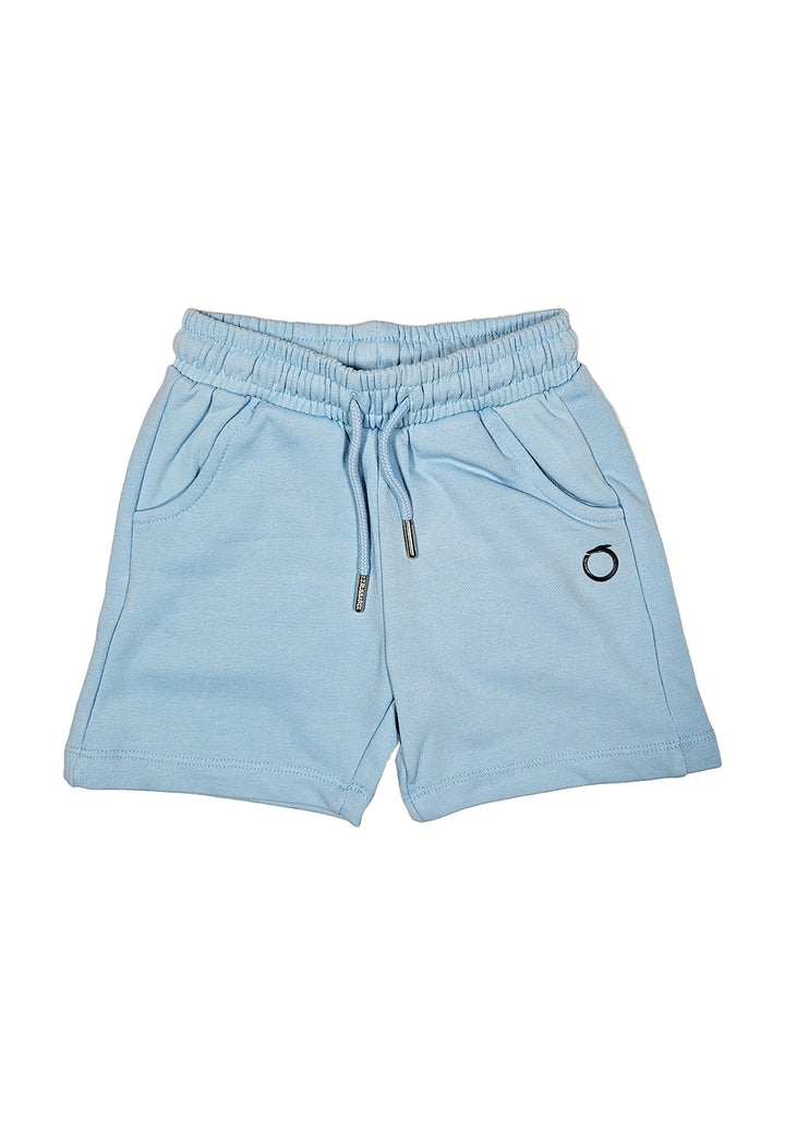 Bermuda felpa celeste per bambino - Primamoda kids