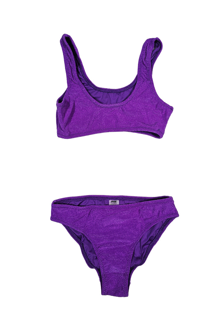 Costume bikini viola per bambina - Primamoda kids
