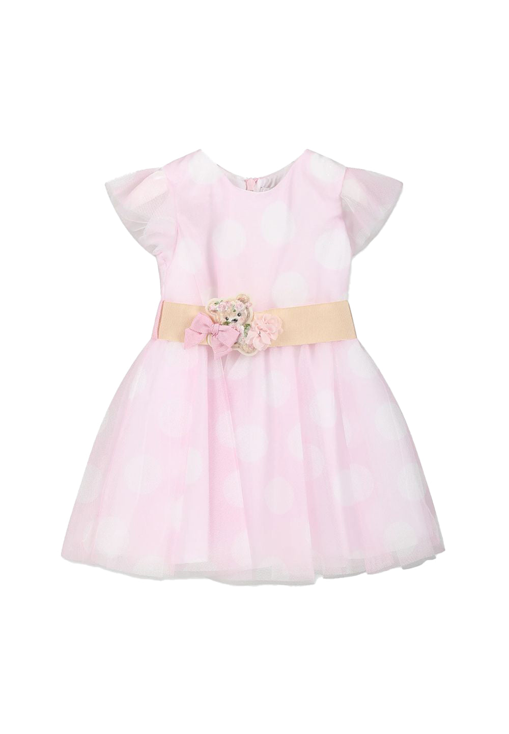 Vestito tulle rosa per neonata - Primamoda kids