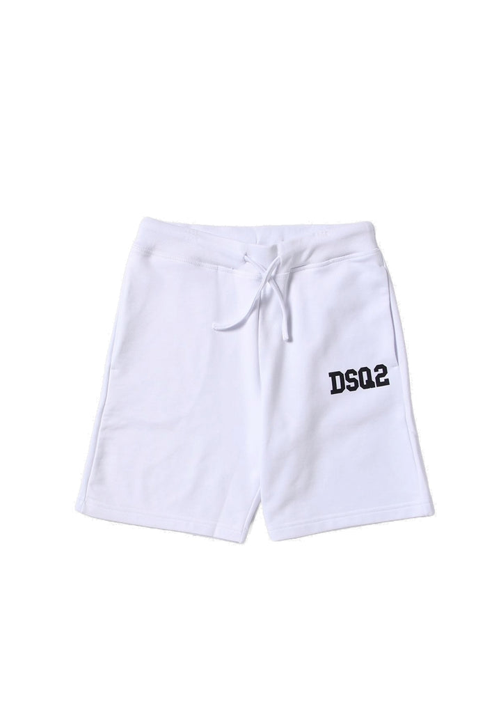 Bermuda felpa bianco per bambino - Primamoda kids