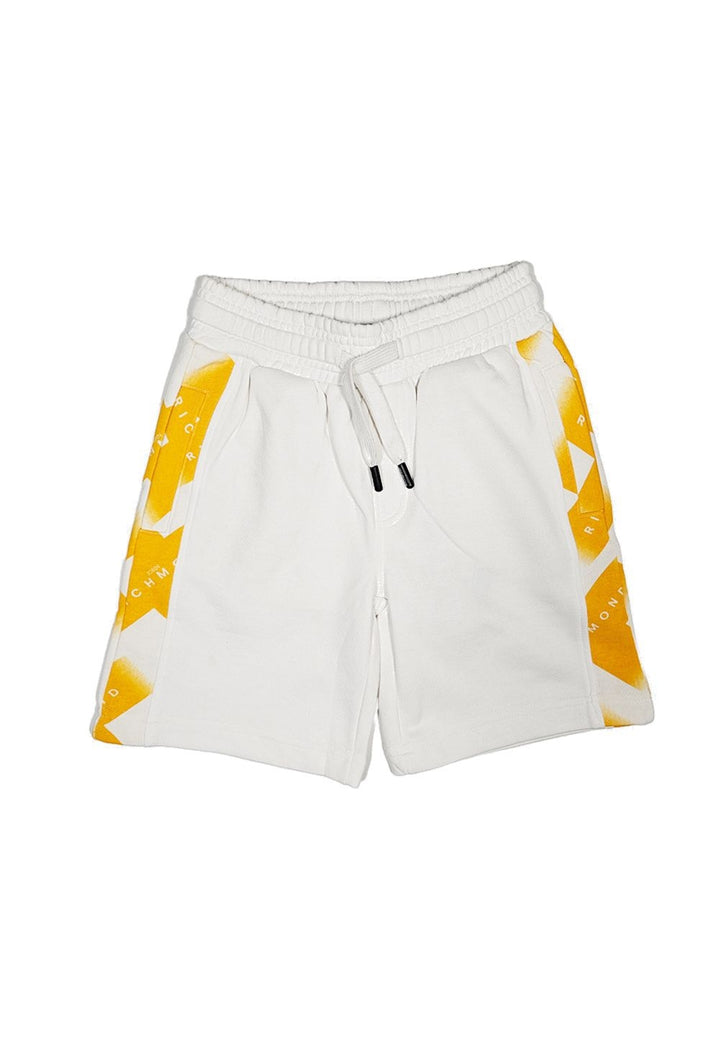 Bermuda felpa bianco per bambino - Primamoda kids
