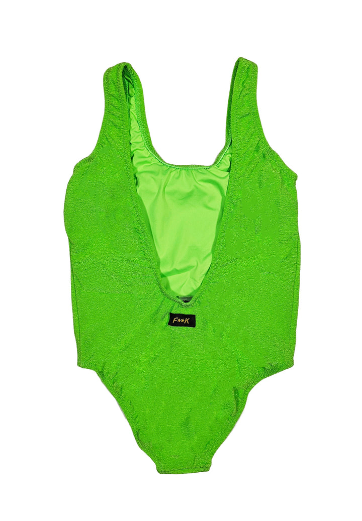 Costume intero verde per bambina - Primamoda kids