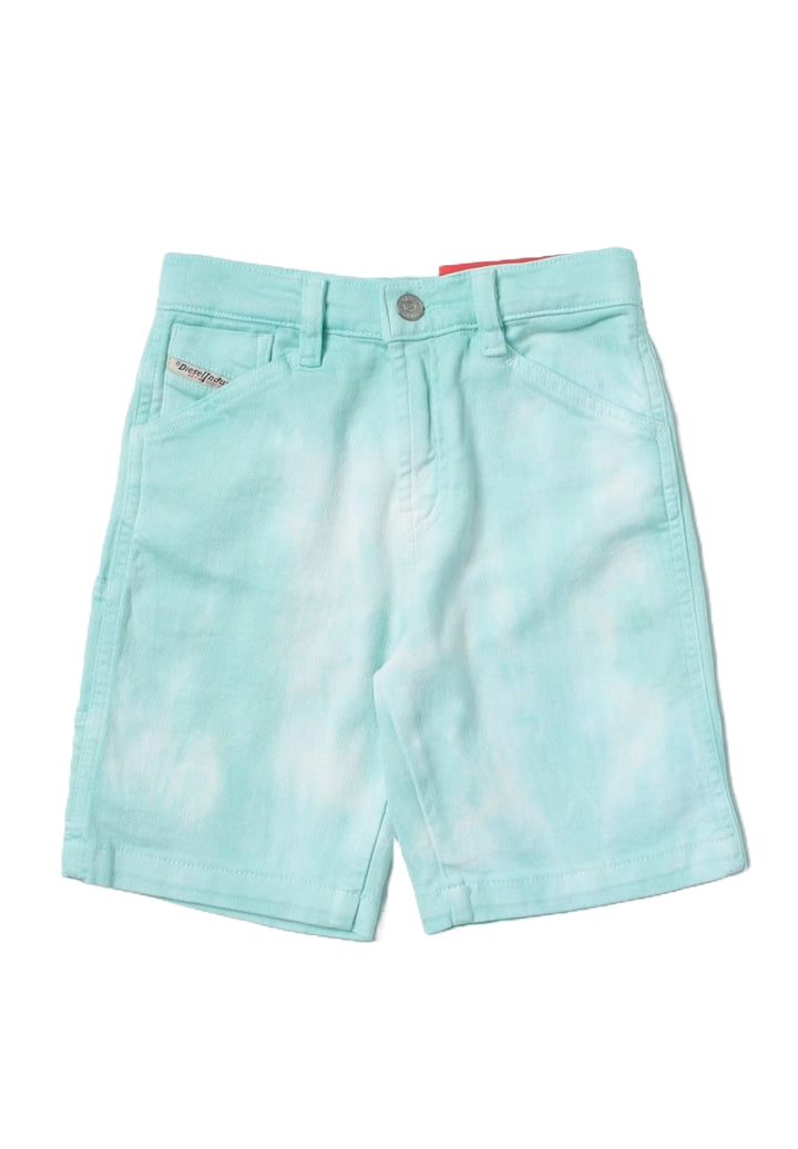 Bermuda denim verde acqua per bambino - Primamoda kids