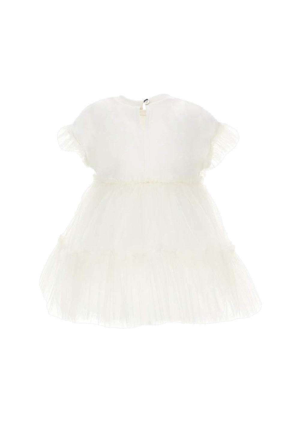 Vestito tulle panna per neonata - Primamoda kids