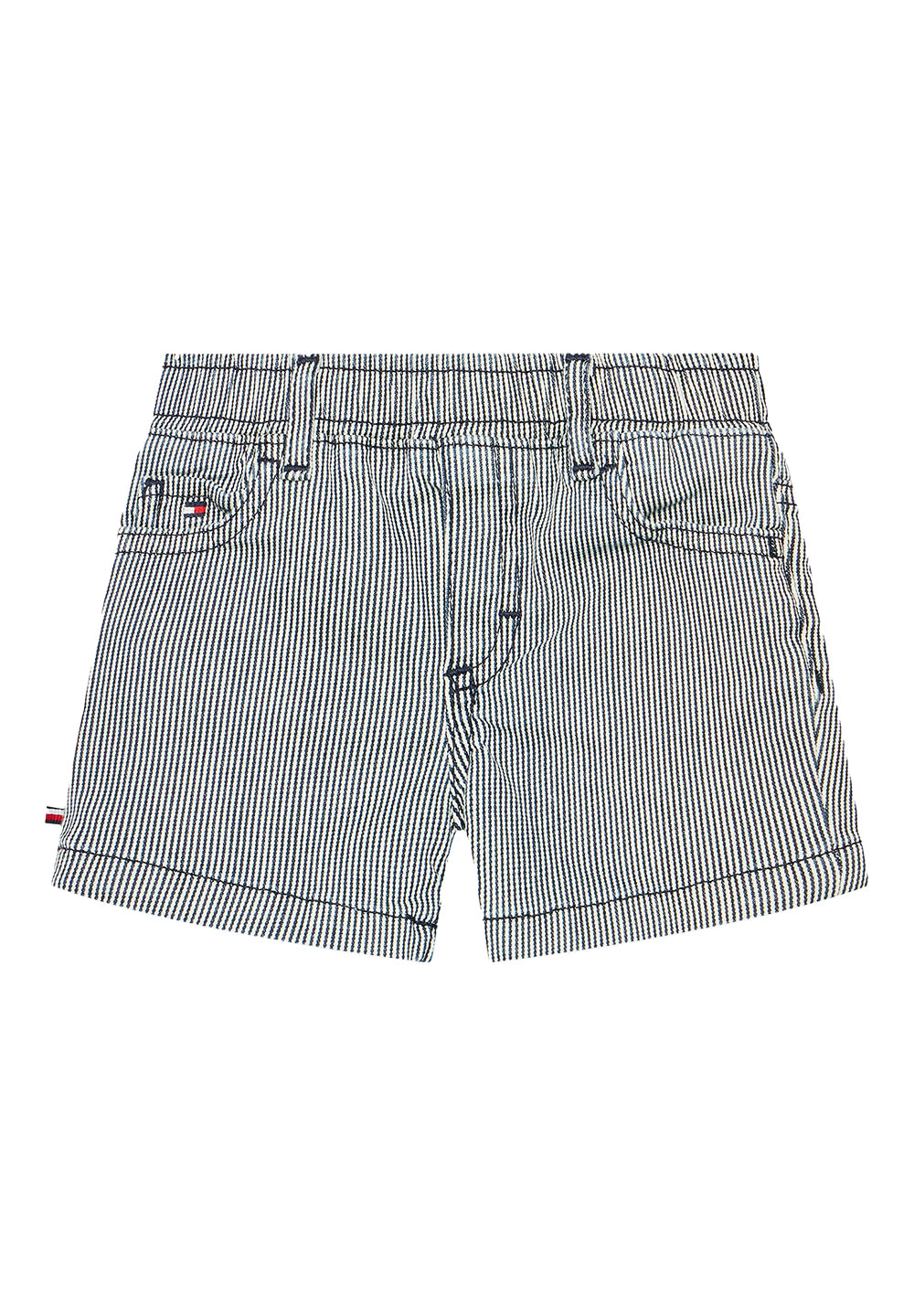 Bermuda bianco-blu per neonato - Primamoda kids