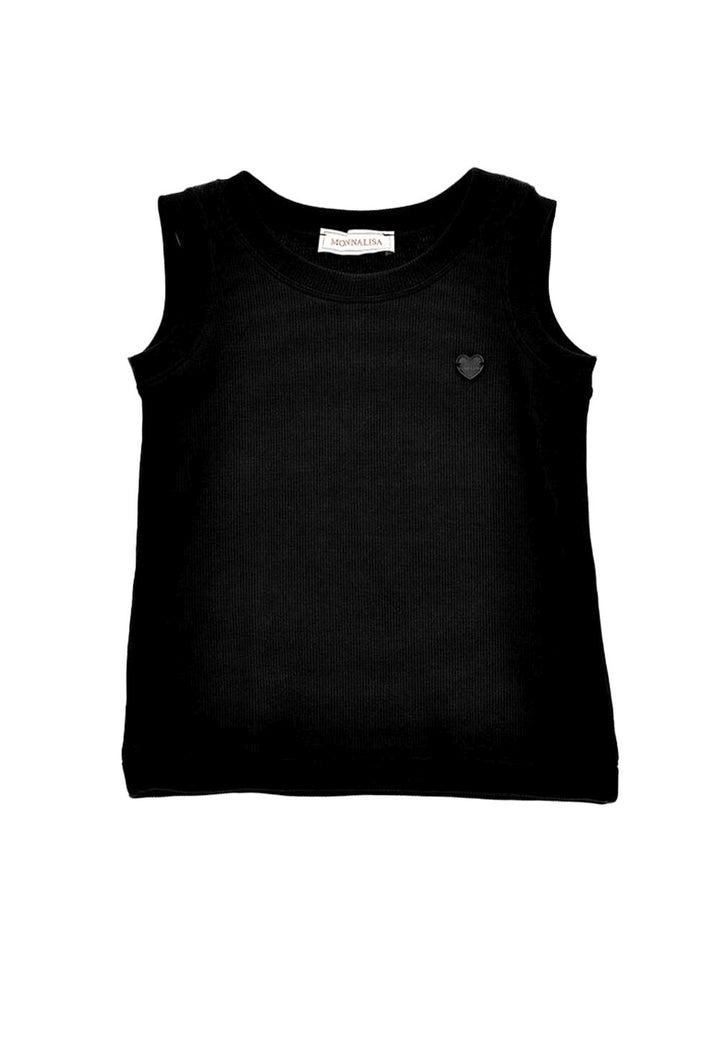 Canotta nera per bambina - Primamoda kids