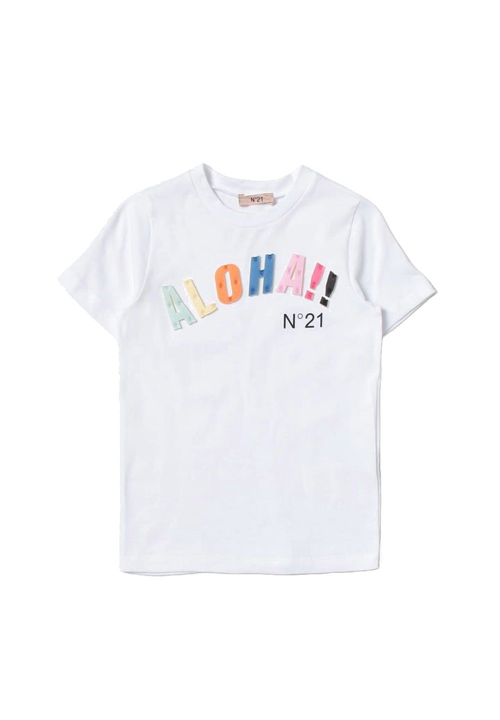 T-shirt bianca per bambina - Primamoda kids