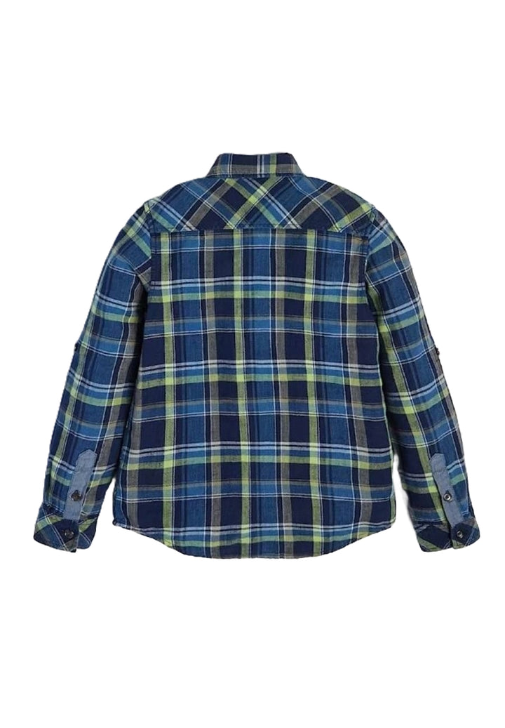 Camicia blu per bambino - Primamoda kids