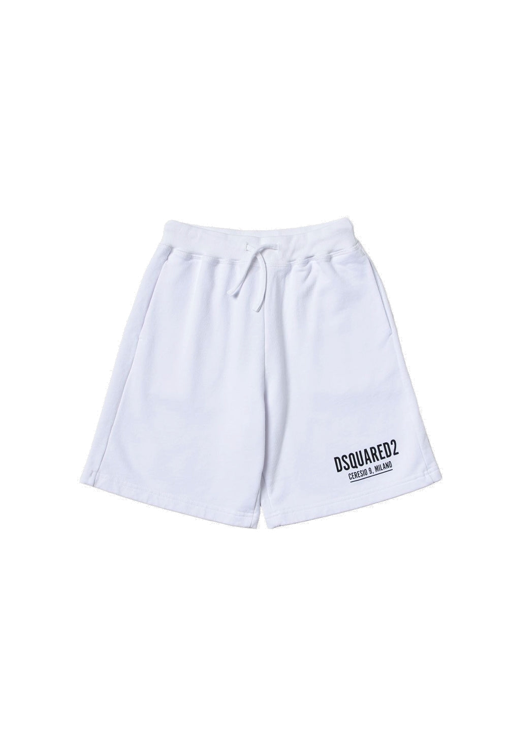 Bermuda felpa bianco per bambino - Primamoda kids