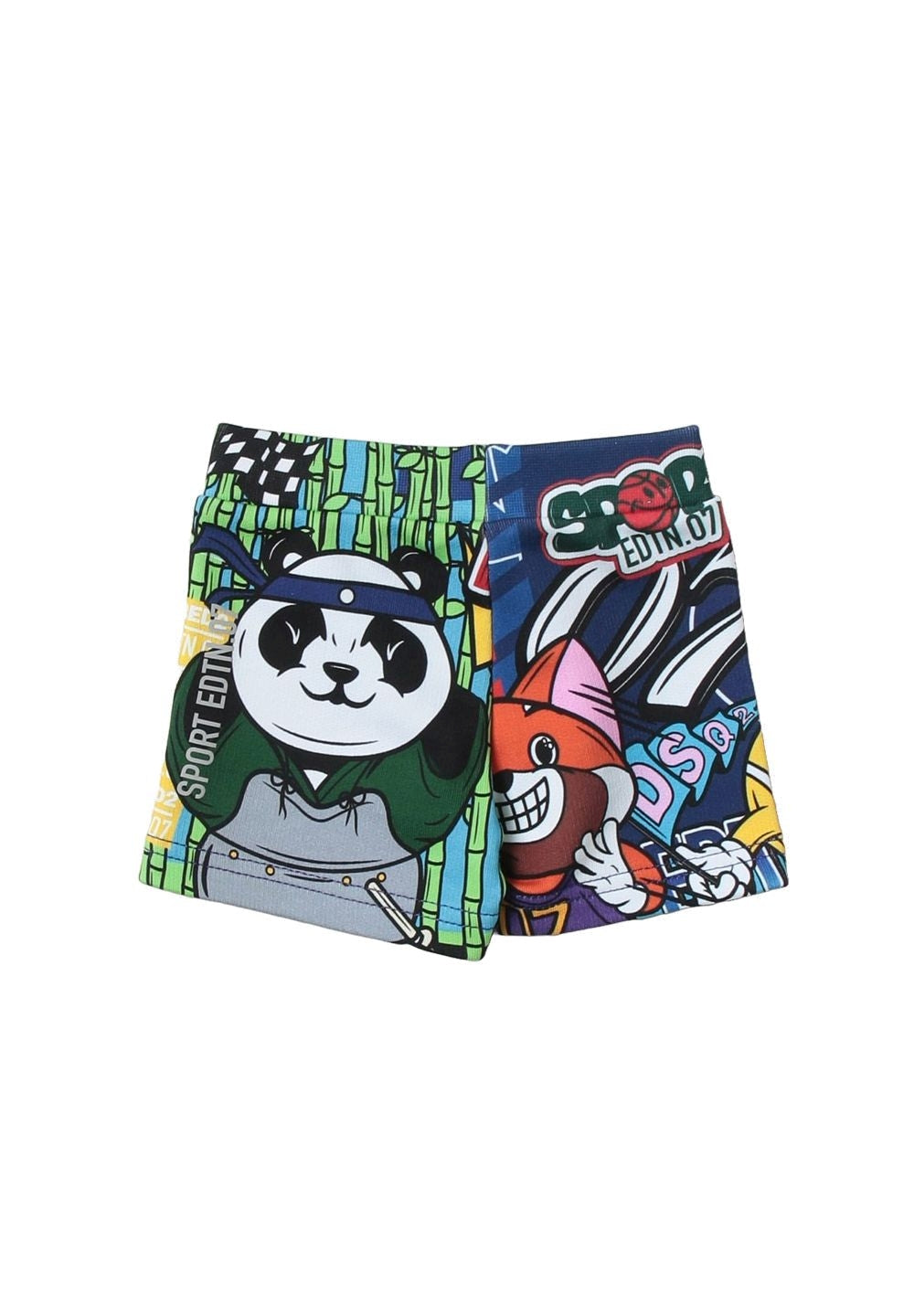 Bermuda felpa blu per neonato - Primamoda kids