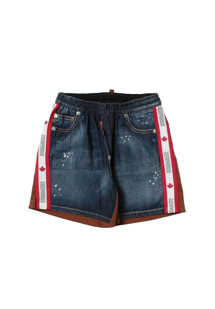 Bermuda blu denim per bambino - Primamoda kids