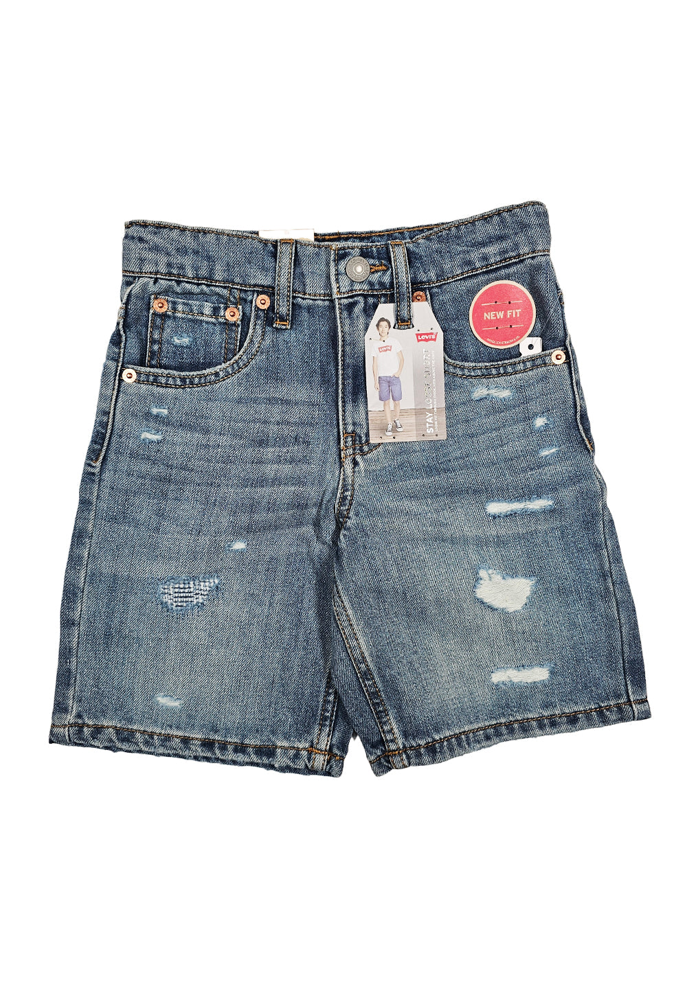 Bermuda blu denim per bambino - Primamoda kids