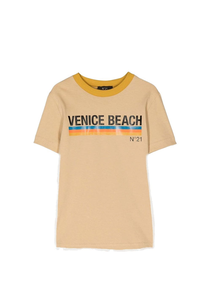 T-shirt beige per bambino - Primamoda kids
