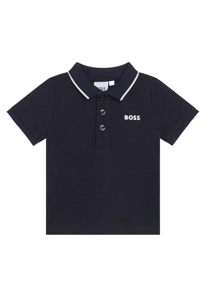 Polo blu navy per neonato - Primamoda kids