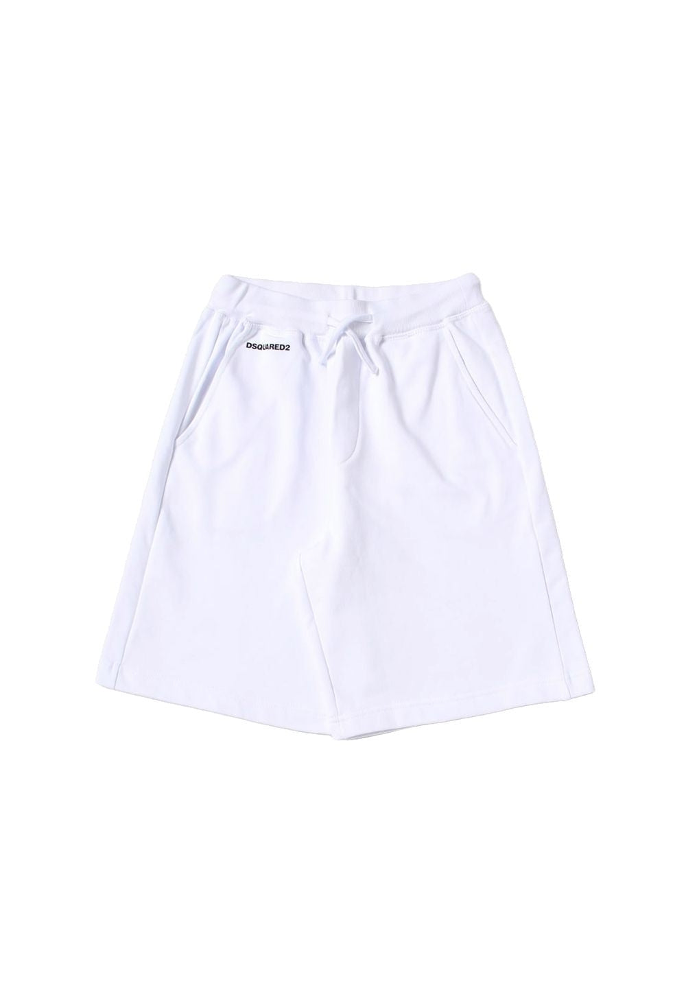 Bermuda felpa bianco per bambino - Primamoda kids