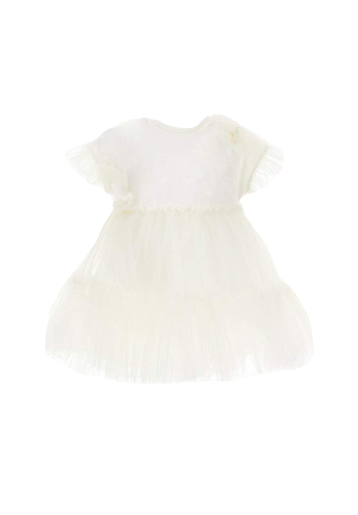 Vestito tulle panna per neonata - Primamoda kids
