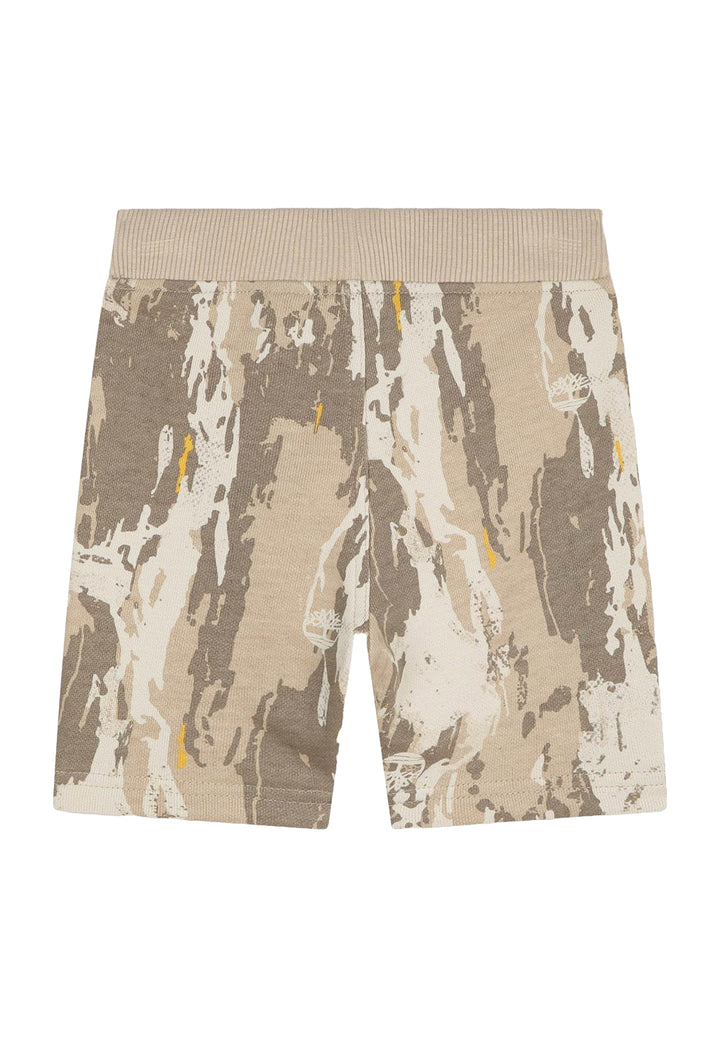 Bermuda felpa beige per neonato - Primamoda kids