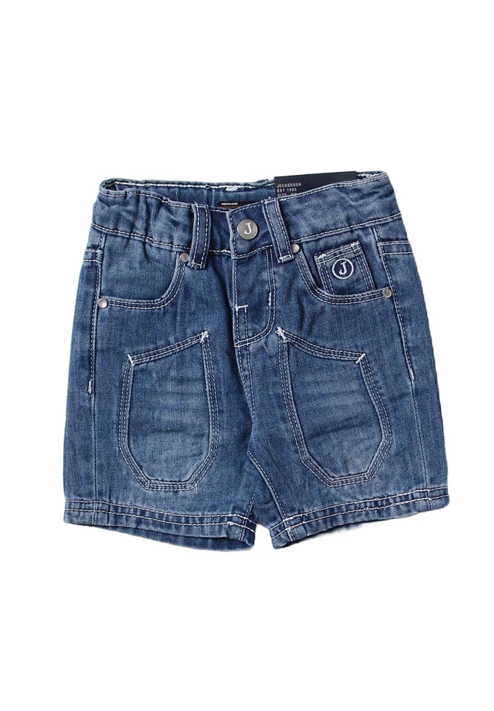 Bermuda blu denim per neonato - Primamoda kids