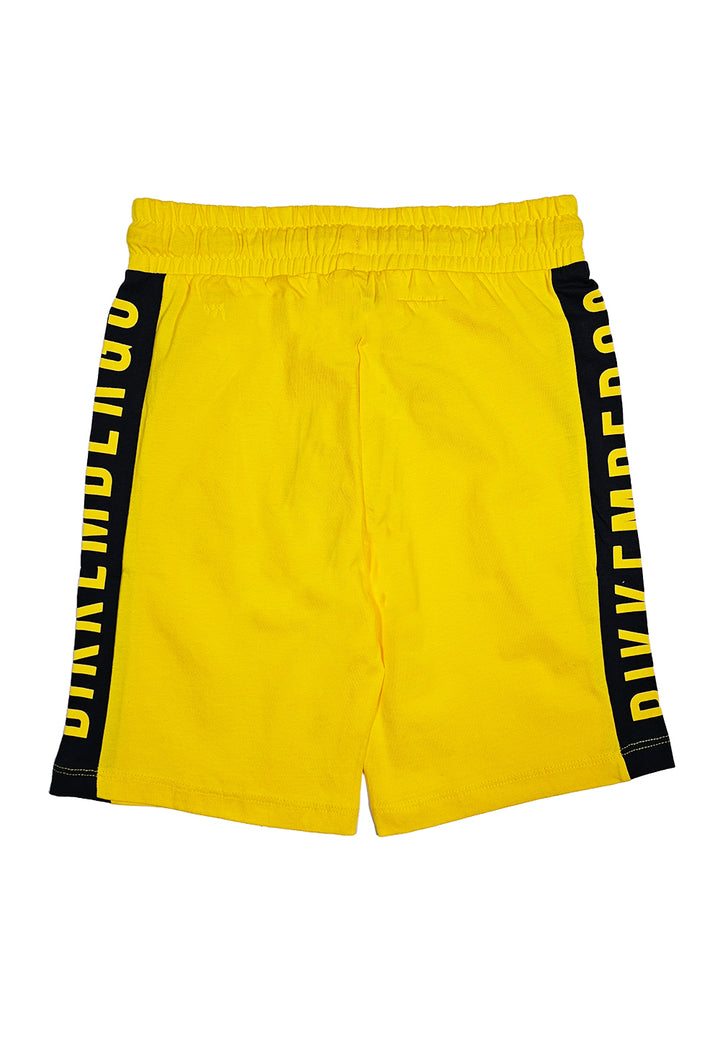Bermuda felpa giallo per bambino - Primamoda kids