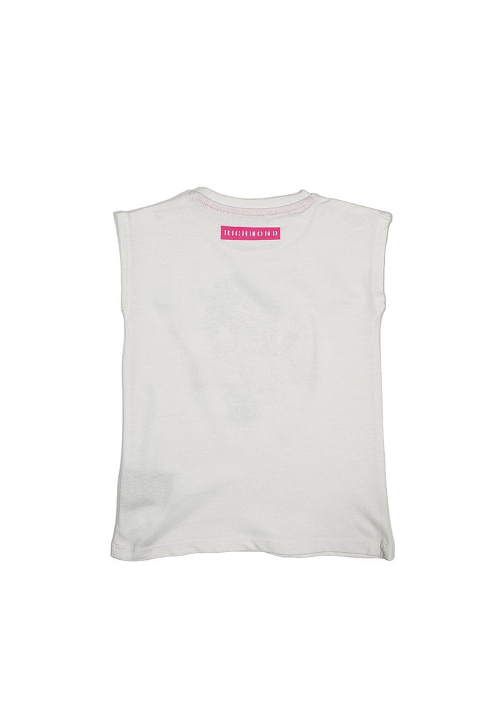 Canotta bianca per bambina - Primamoda kids