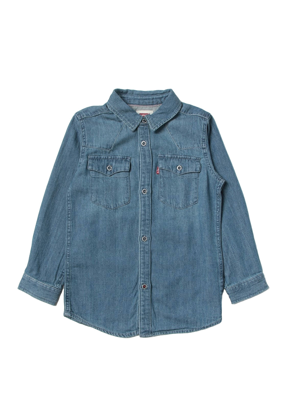 Camicia denim blu per bambino - Primamoda kids