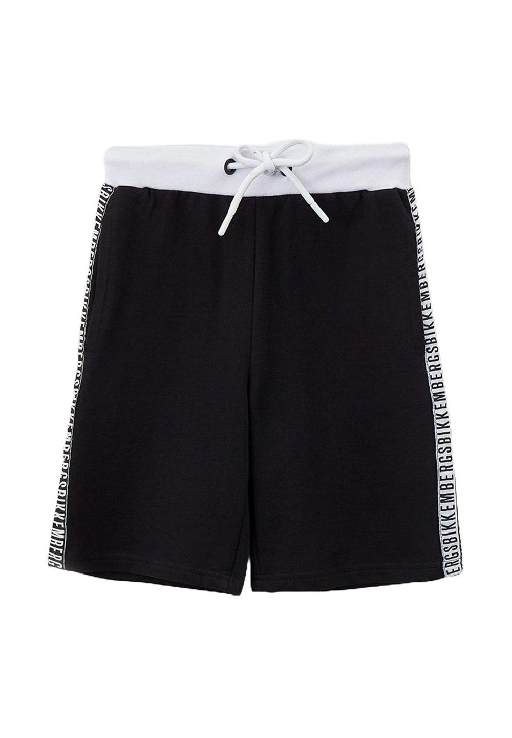 Bermuda felpa nero per bambino - Primamoda kids