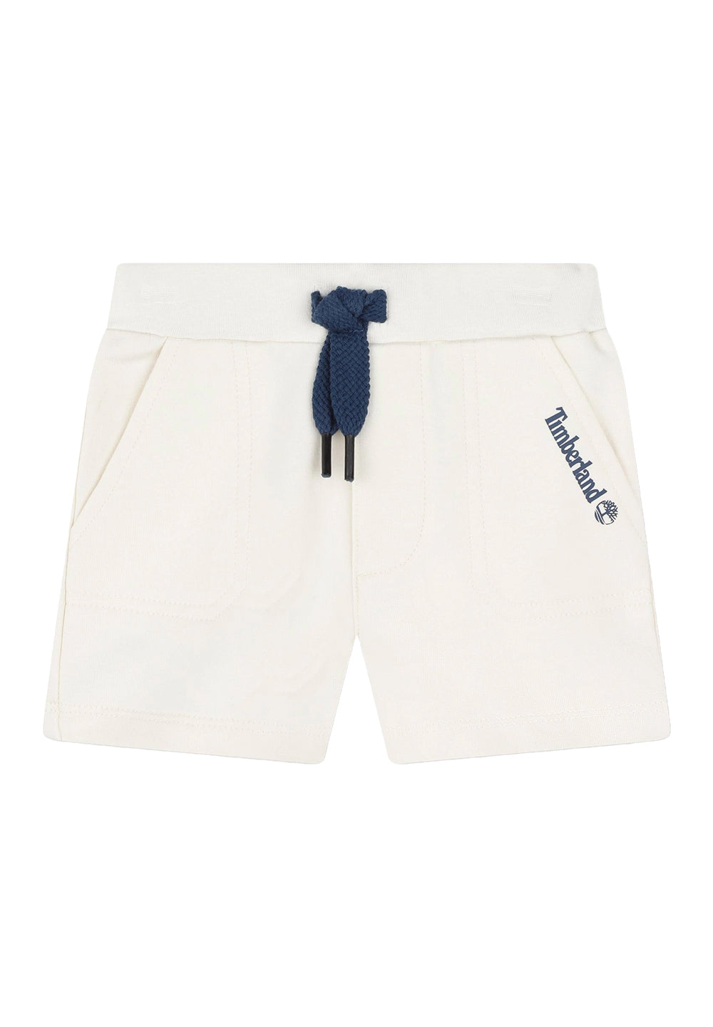 Bermuda felpa bianco per neonato - Primamoda kids