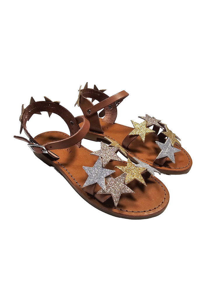 Sandali marroni per bambina - Primamoda kids