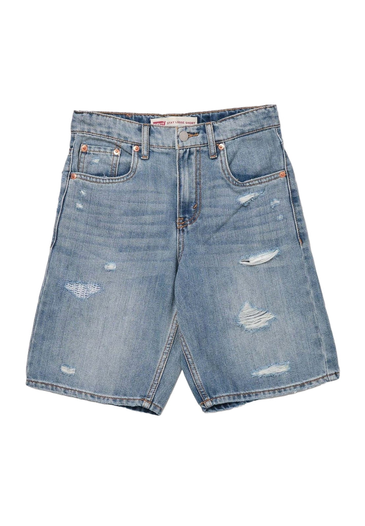 Bermuda denim blu per bambino - Primamoda kids